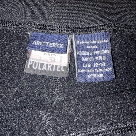 Arc'teryx women's Polartec fleece pants Size L - Picture 7 of 7